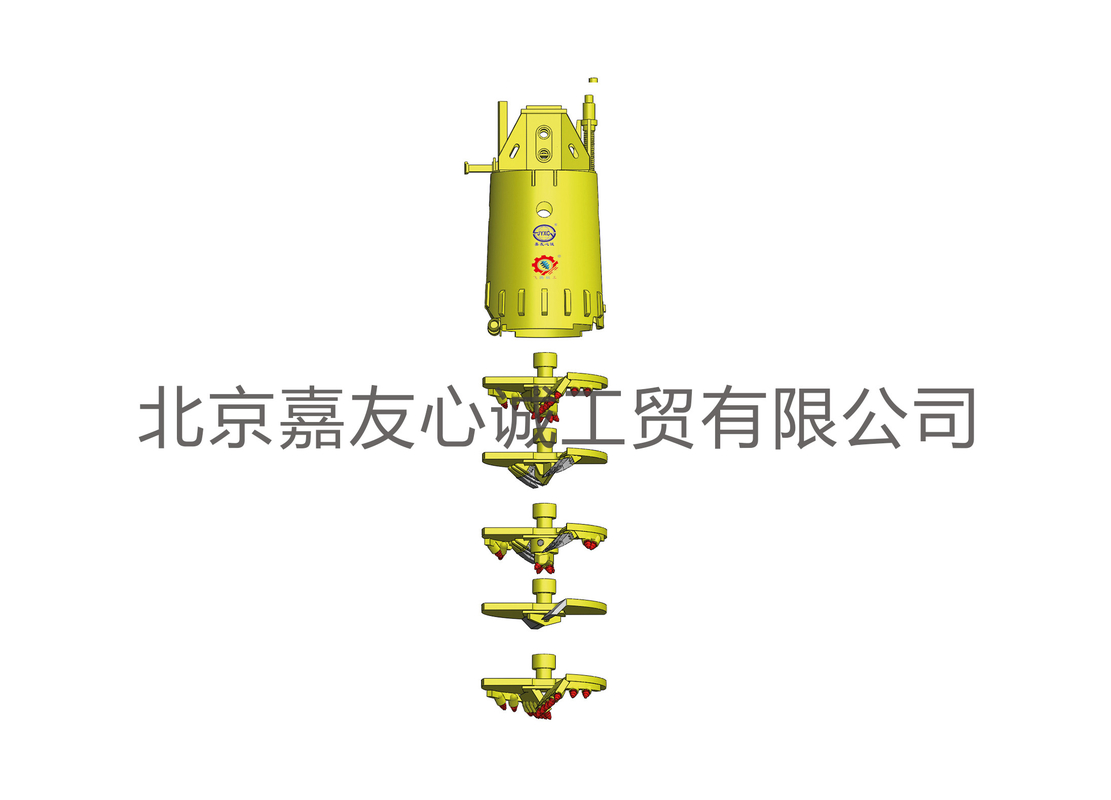 Double Entry Soil Drilling Buckets Double Bottom