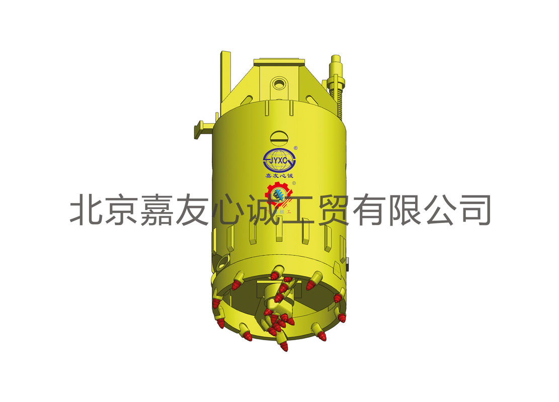 Single Bottom Two Sided Drilling Bucket