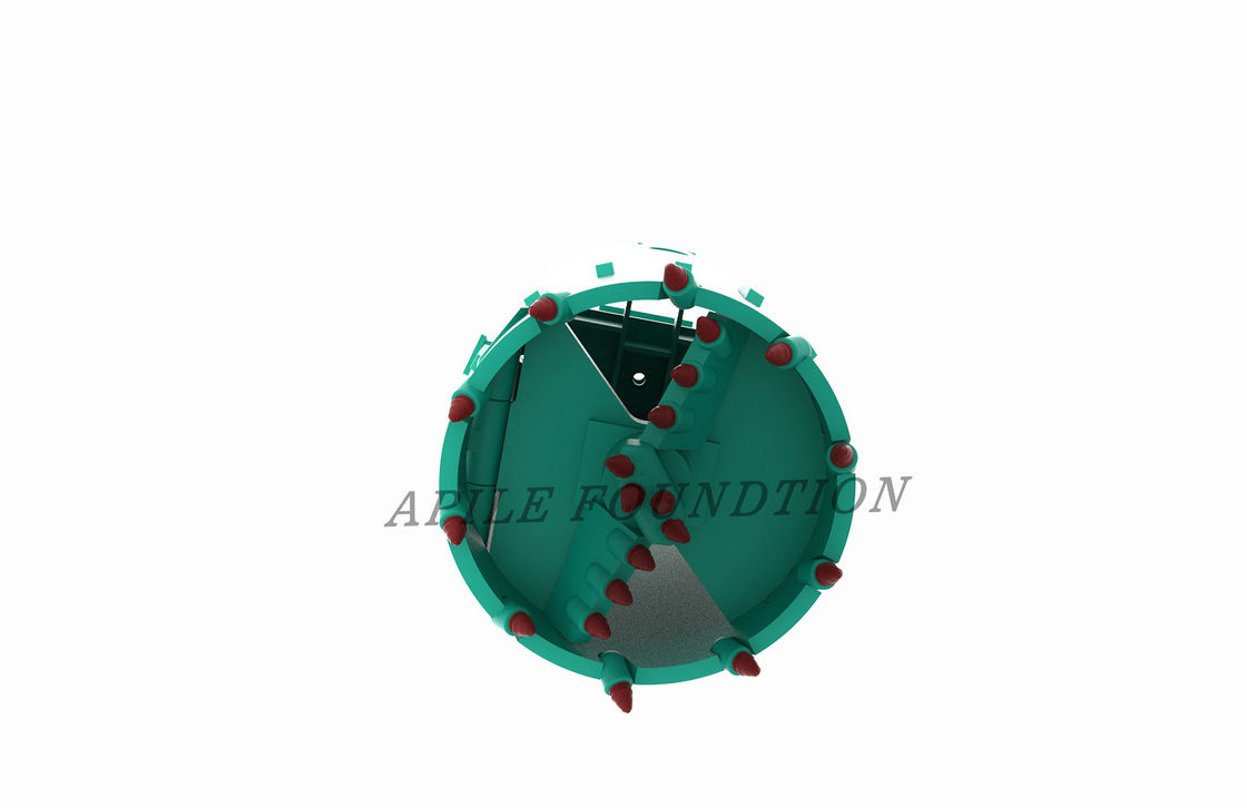Single Bottom Two Sided Drilling Bucket
