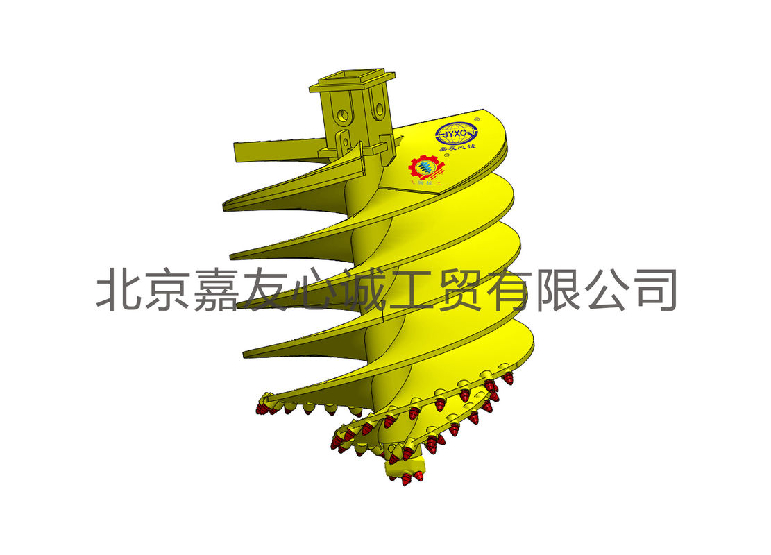 APFTS-Z3 Triple Tapered Rock Auger with Single Flight